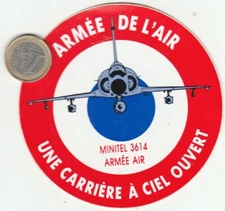 Autocollant. Militaire. Armée de l'Air  3614