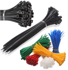 All Size  Color Cable Ties Tie Wraps Plastic Nylon Zip Ties Strong Extra Long