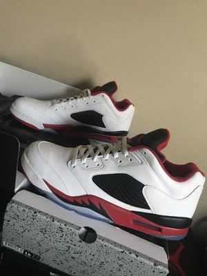 jordan 5 fire red mens