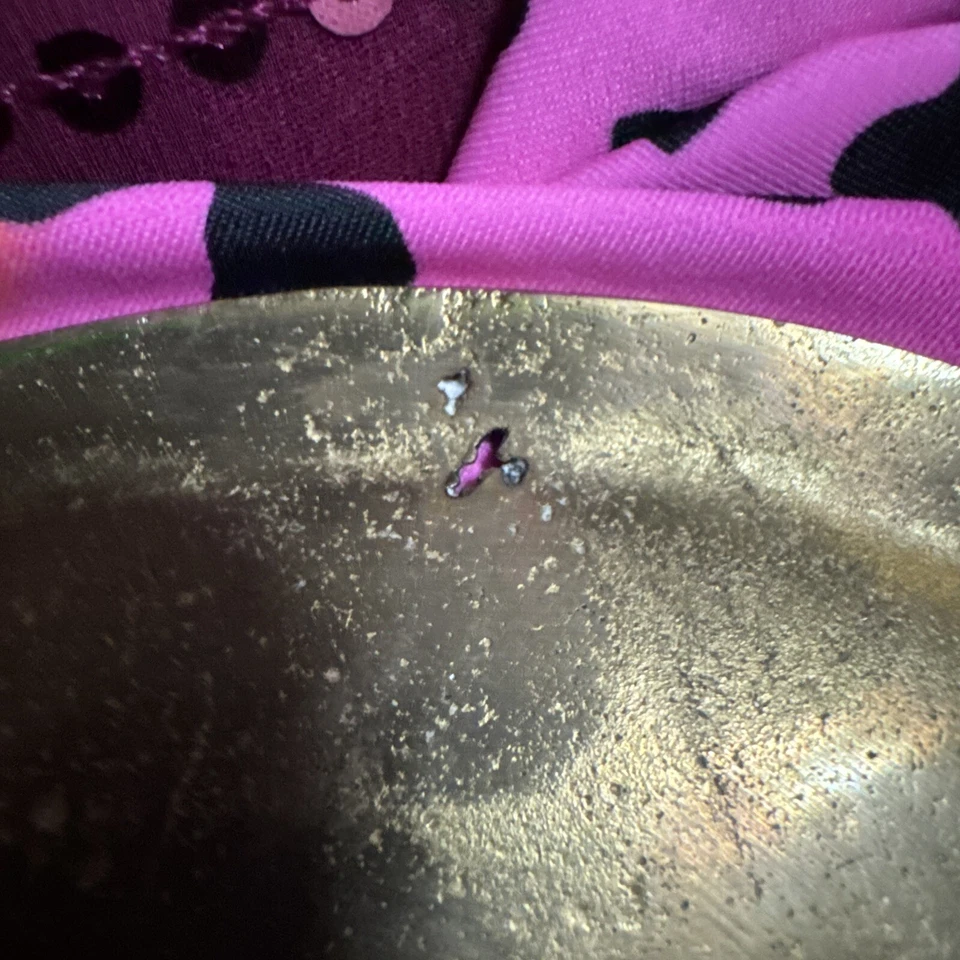 Antique Solid Brass Heavy Religious Holy Islamic Calligraphy Urdu Plate - Image 2 of 4