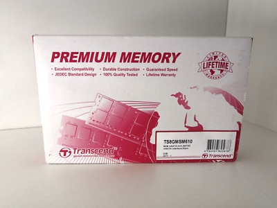 8GB mSATA mini SATA2 intern 52Pin , TS8GMSM610 , SSD Festplatte , NEU OVP