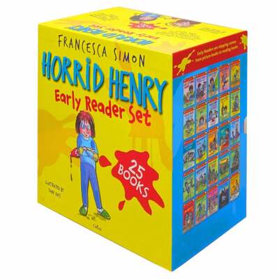 Horrid Henry Early Reader Set 25 Books Collection Box Set by F