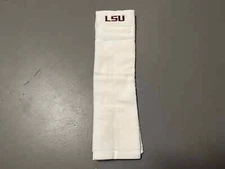 LSU Tigers Team Issued White Player Exclusive Game Towel Football