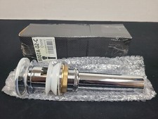 Chrome Pop-Up Bathroom Sink Drain with Overflow Part number B007A-02-C