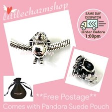NEW Authentic Genuine PANDORA Sterling Silver Skiing Penguin Charm - 792988C01