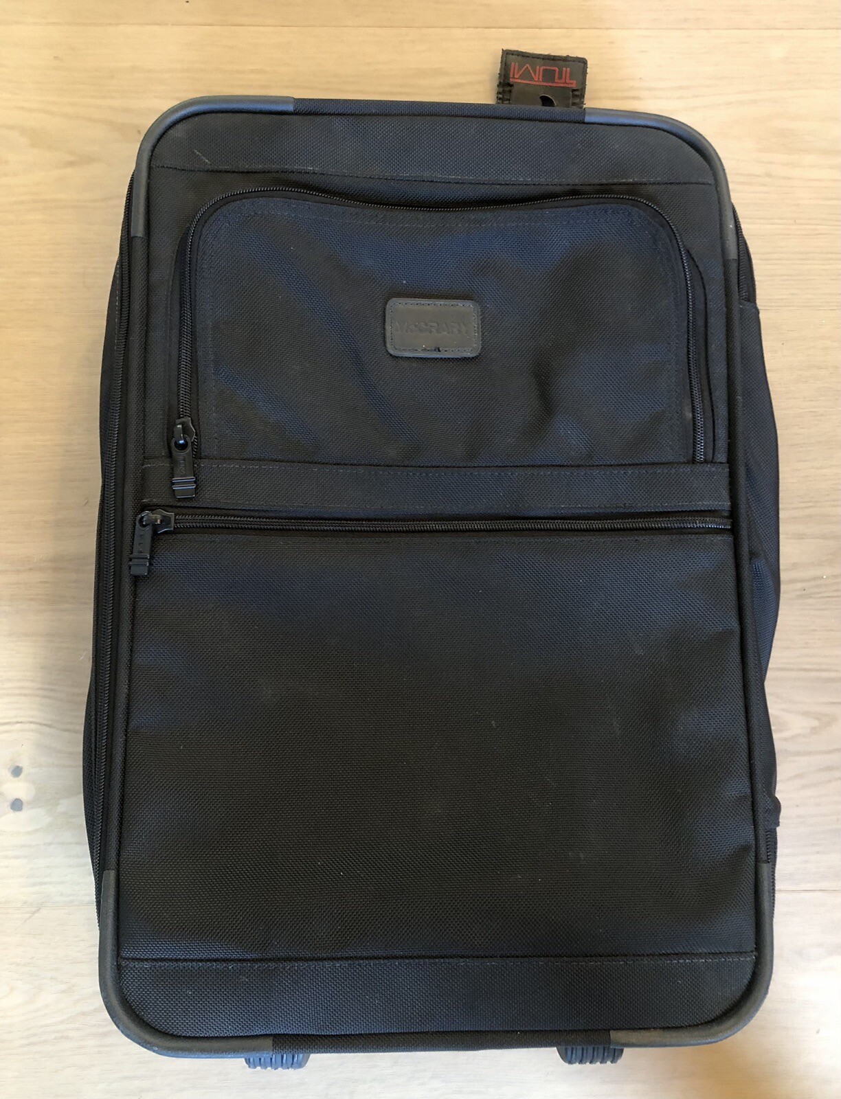 TUMI Carry On Luggage Rolling 2 Wheels 2220D3 Black 21” x 14" x 8" eBay