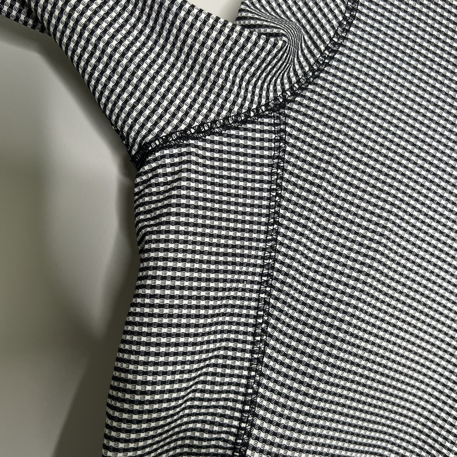 JoFit Gingham Full Zip Jacket Size Small - image 10