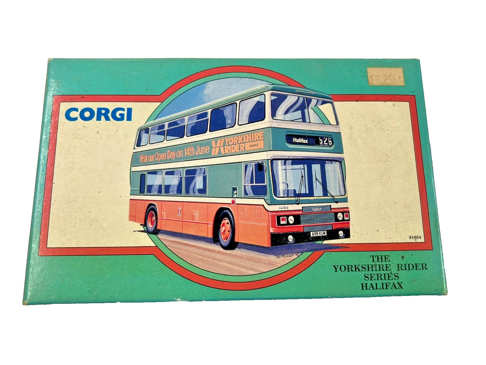 Corgi 13.5cm Long Diecast 91854 - The Yorkshire Rider Metrobus 526 Halifax