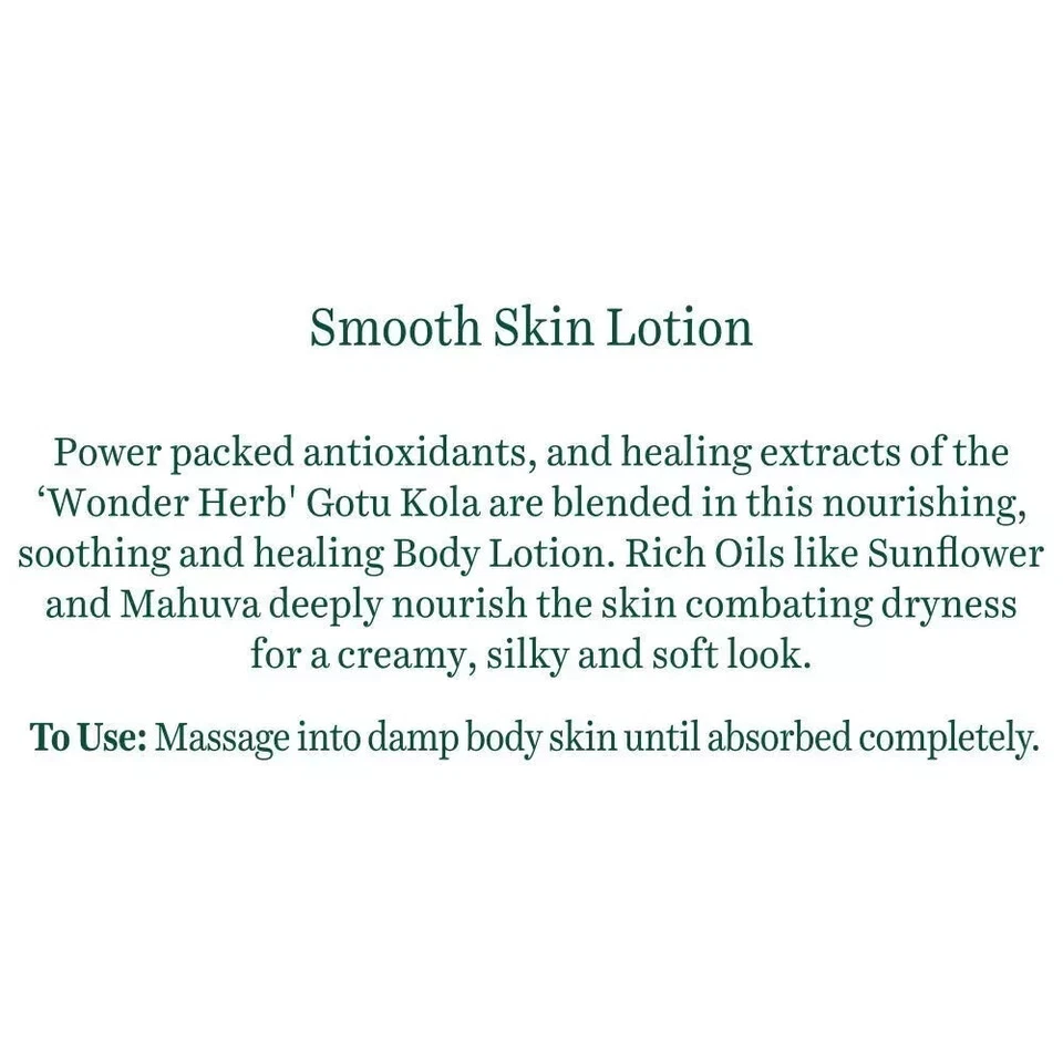 Biotique Bio Gotu Kola Smooth Skin Lotion for Dry and Dehydrated Body 180ml, - Image 4 of 4