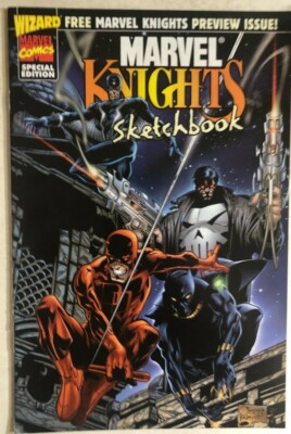 MARVEL KNIGHTS SKETCHBOOK (1998) Marvel Comics Wizard preview issue insert FINE