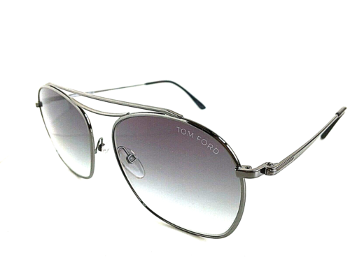 Tom Ford Alessandro TF 146 TF146 12B 53mm Men's Sunglasses Italy T1 - Afbeelding 1 van 11