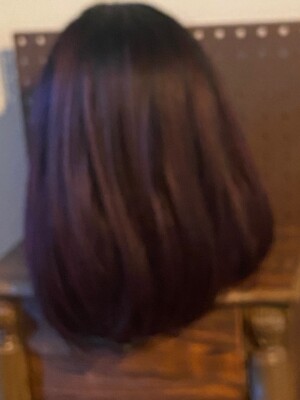 Beautiful two-tone synthetic wig