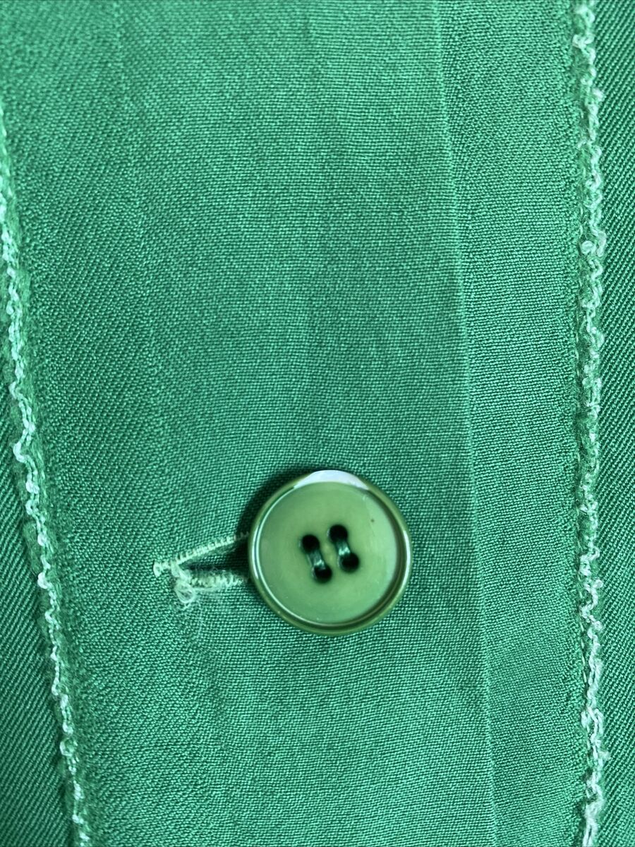 Vintage 80s Yohji Yamamoto Button Down Shirt XL Green Vtg Vintage 80s Yohji Yamamoto Button Down Shirt XL Green Vtg