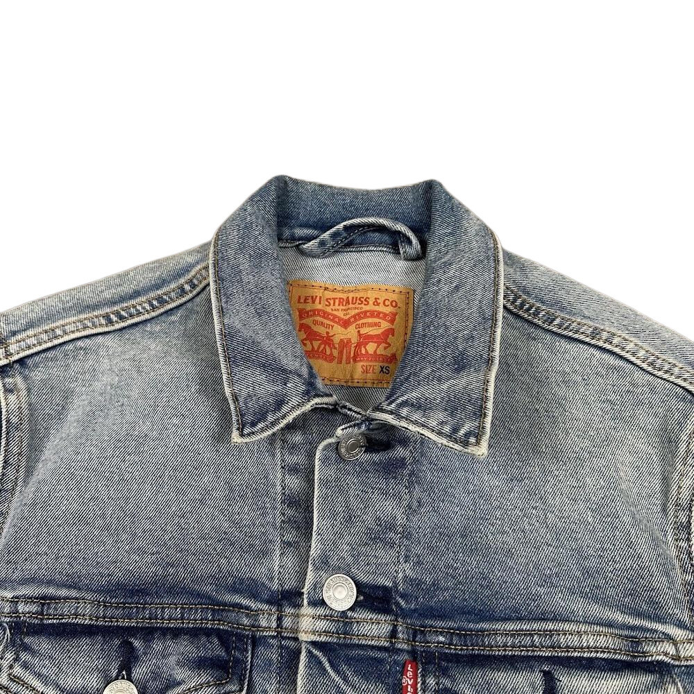 【Nike x Levi's】 Trucker Jacket Light Blue Levi's Vintage Trucker Jacket x Nike | Light Blue | SVD USA