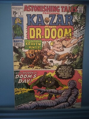 Astonishing Tales #1 - Jack Kirby Art.  (6.5) 1970