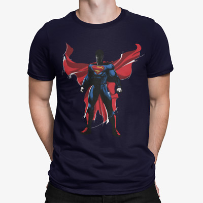 DC Comics Batman V Superman Figur Cape Superheld Offizielles Herren T-Shirt S-XXL