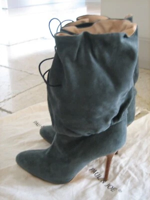 Bottes Paul & Joe valeur:450€ P: 40 parfait état daim et doublées cuir - Photo 1/4
