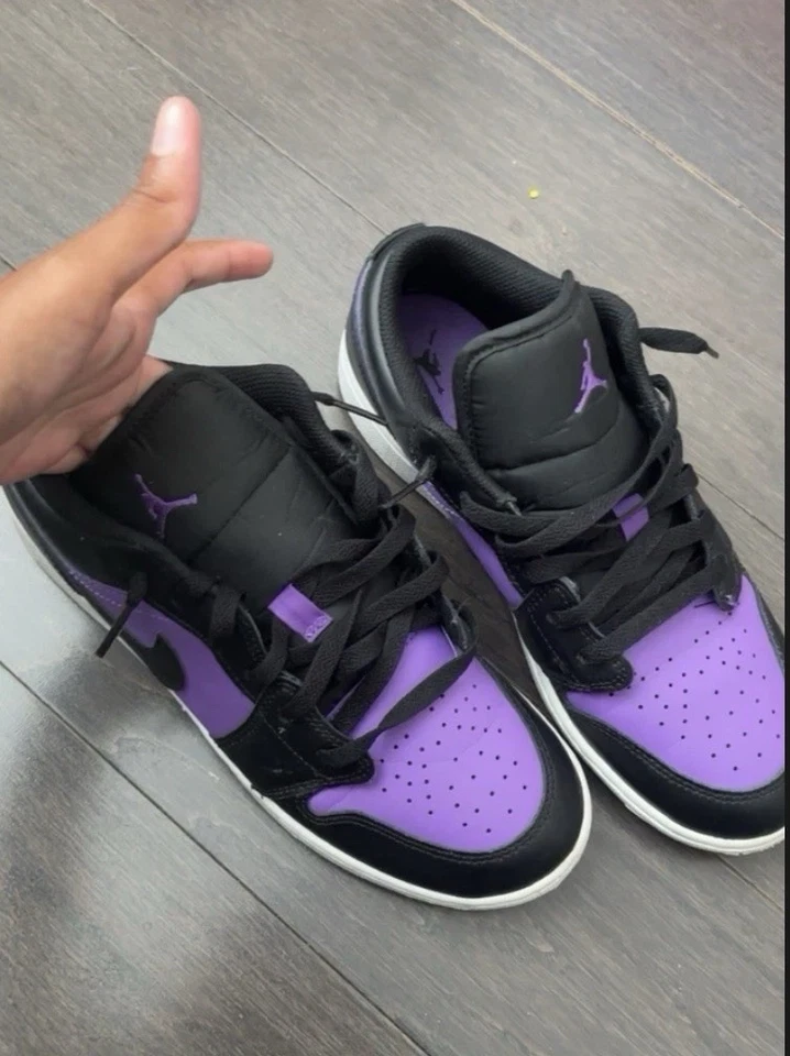 Jordan 1s Low Court roxo usado - Imagem 2 de 4