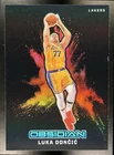 2024-25 Panini Obsidian Luka Doncic Black Color Blast SP #7 Lakers