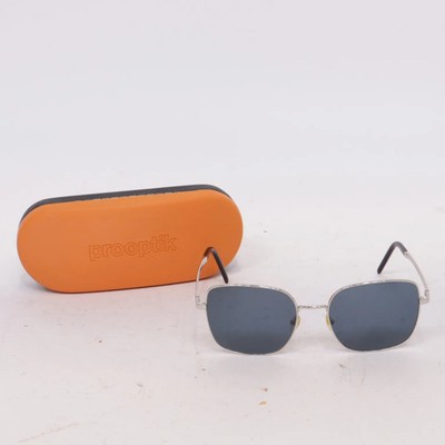 Prooptik, Sonnenbrille, Rechteckig, Silber, Damen #aRY