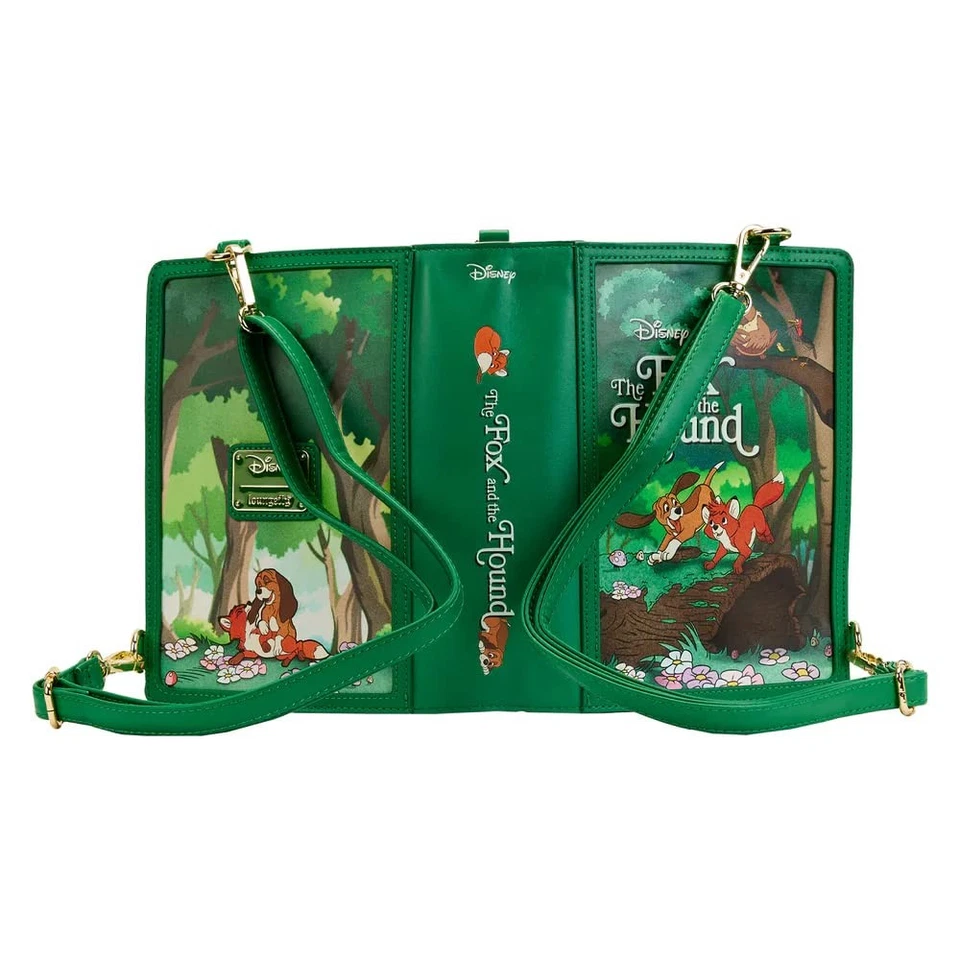Cartera Bandolera Convertible Disney Fox and the Hound Libros Clásicos Estándar Foto 3 de 4