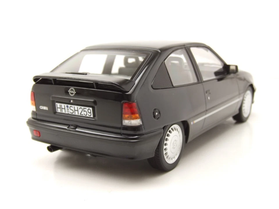 Opel Kadett E GSi 1991 schwarz metallic Helmut Schmidt Modellauto 1:18 Norev - Bild 2 von 4