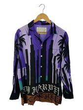 WACKO MARIA H WACKO MARIA L S HAWAIIAN SHIRT Long Sleeve Shirt M Rayon Multicolo