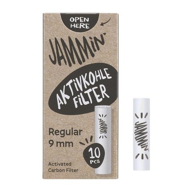 Jammin' Aktivkohlefilter Regular Size 10 Stück
