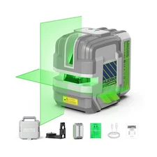 Laser Level Rechargeable, Huepar Pro Self Leveling Green Cross Line Laser Lev...