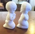 Fenton 3 Inch Praying Boy and Girl white figures