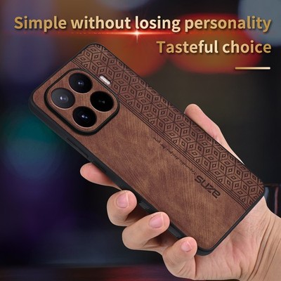 For Xiaomi 17T Pro, Luxury Shockproof Business Retro Leather Case Soft Cover