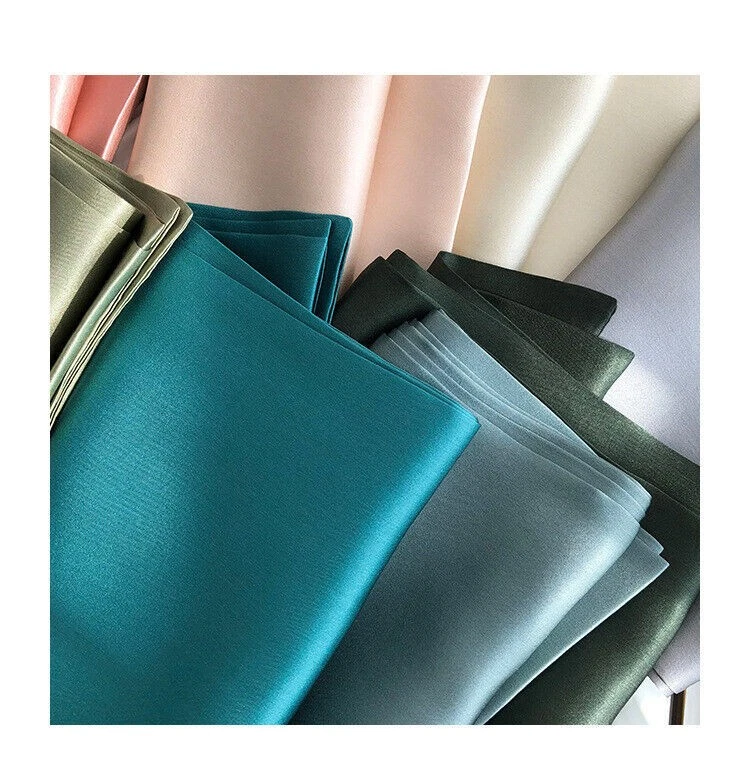 Women 100% Mulberry Silk Neck Scarf Long Ribbon Neckerchief Double Sided 6"x57" - Image 3 of 4