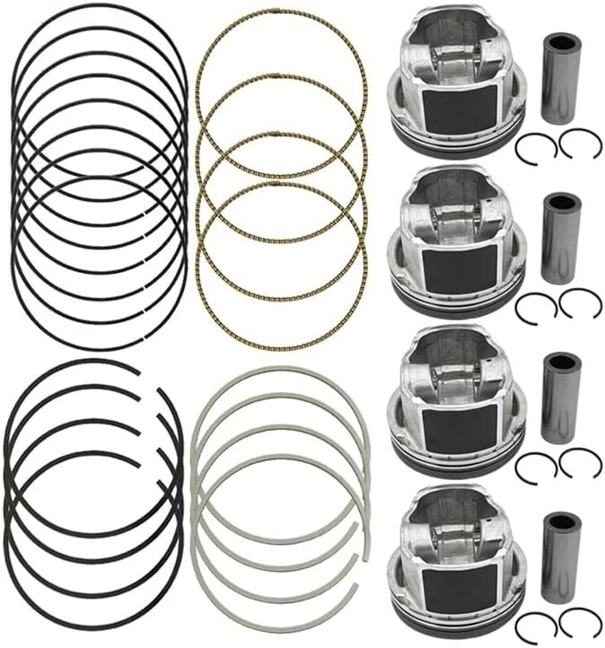 Pistones con anillos aptos 06-13 Toyota Camry RAV4 Scion 2.4 2AZFE 13211-28112-A0 Nuevo Foto 4 de 4