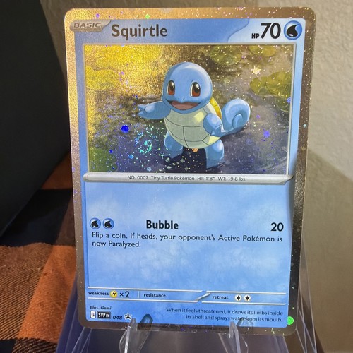 2023 Pokémon Squirtle SVP 048 Black Star Promo Holo from the Scarlet & Violet 15