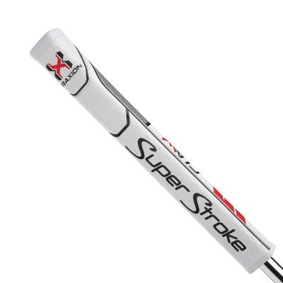 New SuperStroke Traxion Claw 1.0 Putter Grip ( Red / White / Gray)