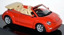 VW New Beetle Cabrio 2003 Sundown Orange Autoart 59753 1/43 Volkswagen Lhd