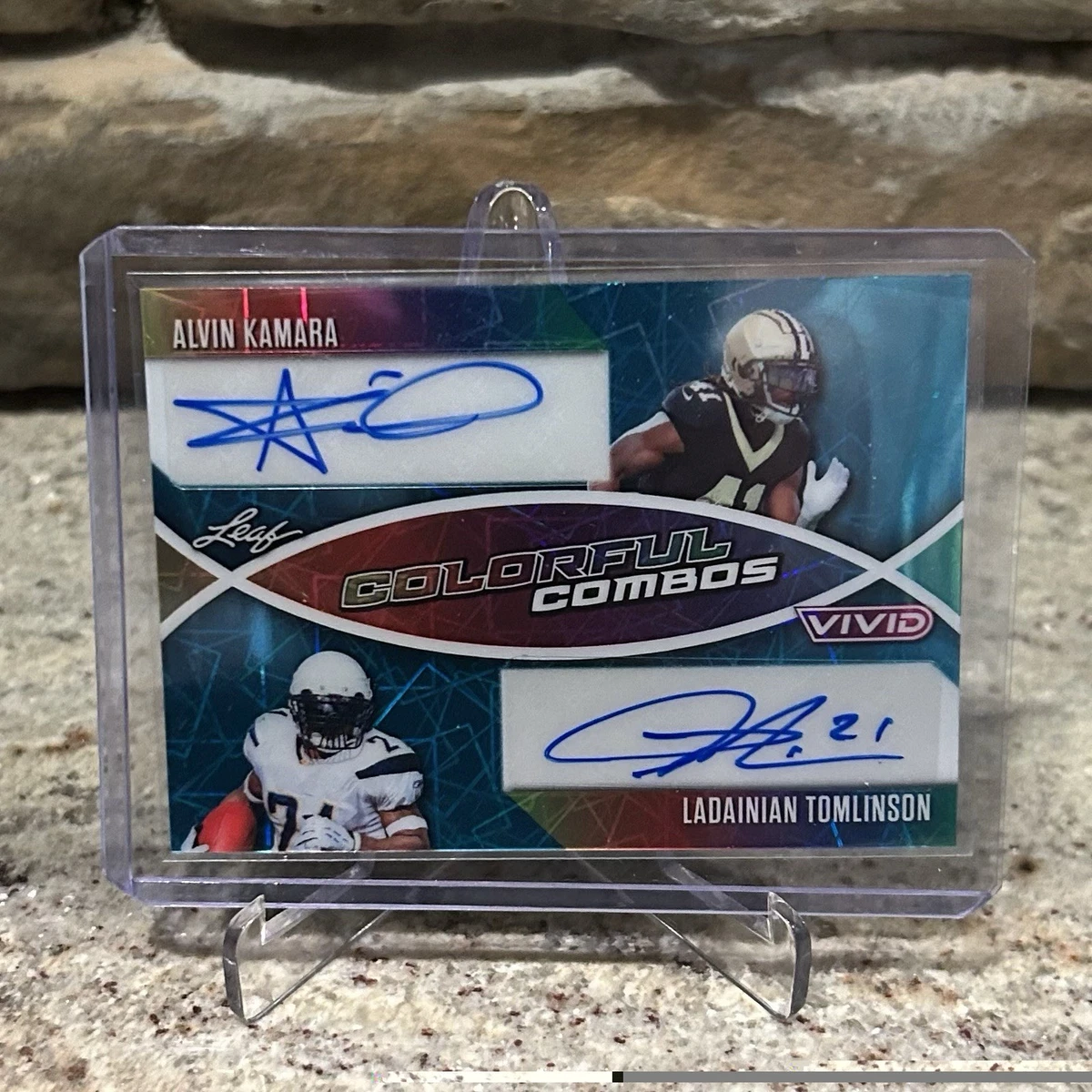 その他 Bowman Relics Auto LaDainian Tomlinson LaDainian Tomlinson Football Autographed Sports Trading Cards for