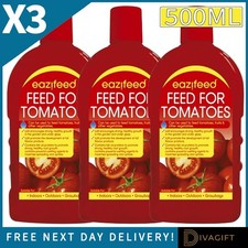 3 x TOMATO FEED 500ML LIQUID FEED FOR TOMATOES FRUIT VEGETABLE PLANT FOOD NEW 6.66 per litre