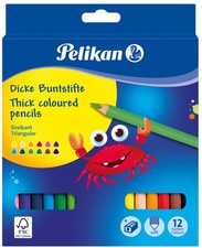 12 Pelikan Dreikant-Buntstifte Jumbo, 12er Kartonetui