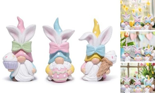 Easter Bunny Gnomes Decorations Spring Spring Table Centerpiece Gifts Set of