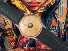 *5ERVICED & WARRANTY*MEN BENRUS*1950 GOLDEN JUMP HOUR DIAL-O-RAMA  FG25 MOVEMENT