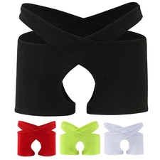 Men Soft Fabric Seamless Boxer Briefs Breathable Pouch Underwear Underpants