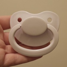 White Adult Dummy Pacifier DDLG ABDL CGL Littlespace #13