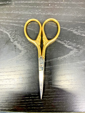 Gingher Lion's Tail 3.5" Scissors, Gold Plated