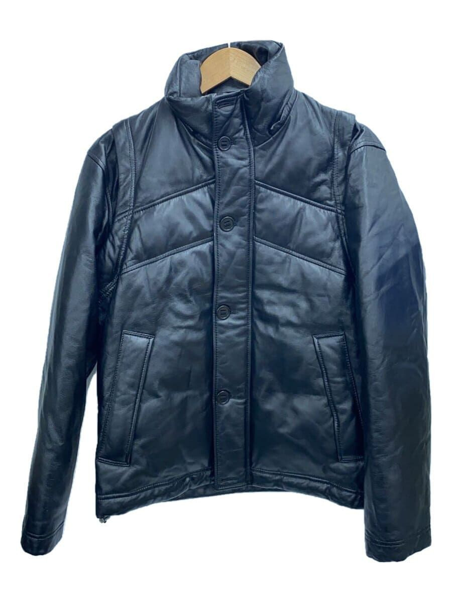 PS Paul Smith Down Jacket M Sheep Leather Black PP-MN-36754 PS Paul Smith Down Jacket M Sheep Leather Black PP-MN-36754