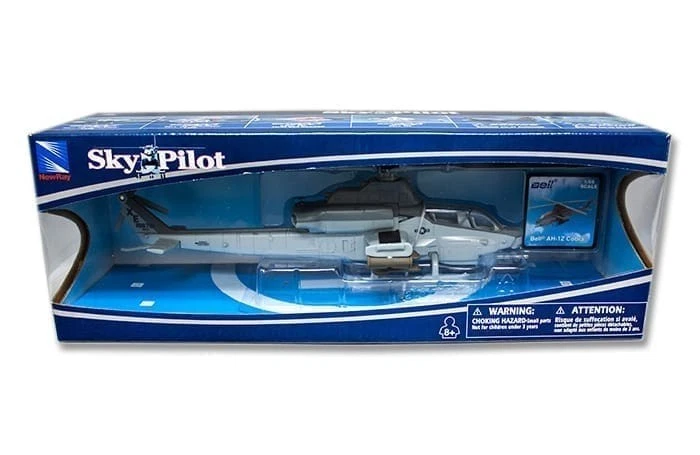New Ray Sky Pilot Bell AH-1Z Cobra 1:55 Grey 26123 Aircraft - Image 2 of 2
