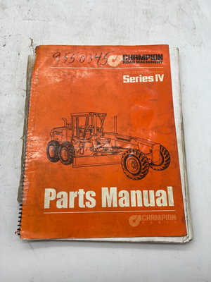#ad #ad Champion Parts Manual 700 Series Grader IV SN. 24736 And Up SKU 41 $24.86