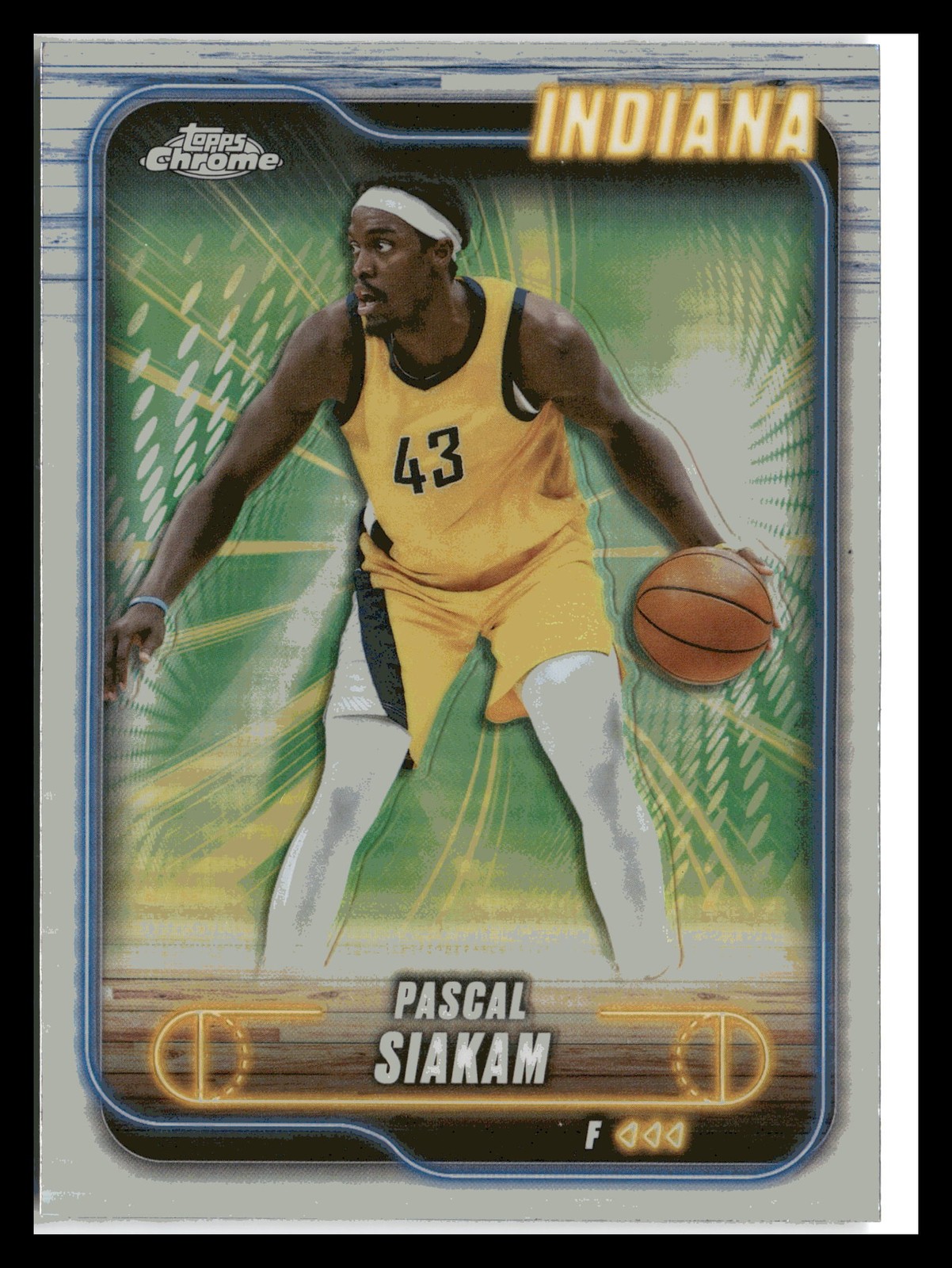 2024-25 Topps Chrome #64 Pascal Siakam Refractor