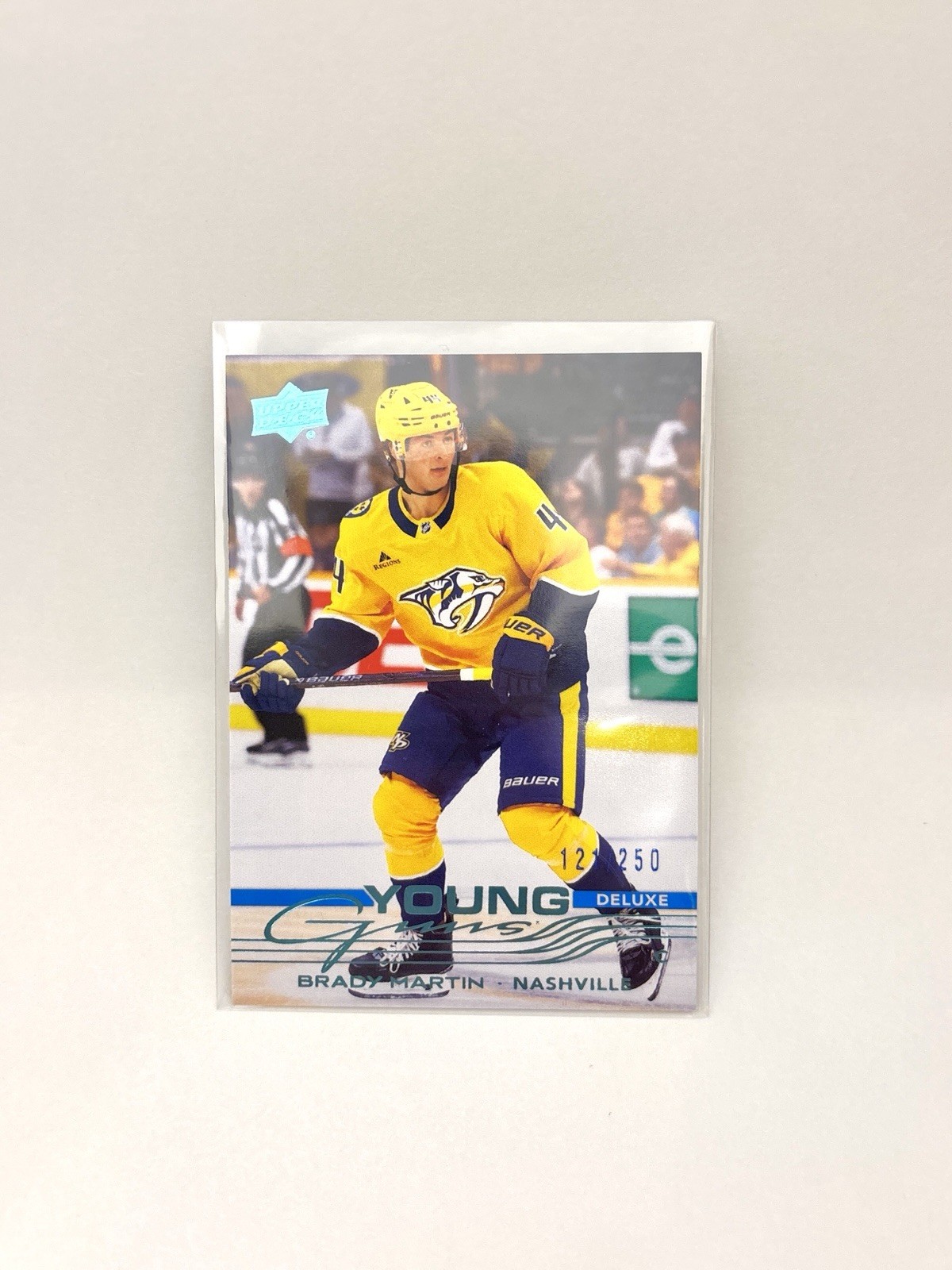 2025-26 Upper Deck Series Two Young Guns #460 Brady Martin Deluxe 121/250
