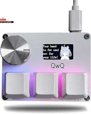 O3C Sayodevice OSU O3C Rapid Trigger Hall Switches Magnetic Pink Switches Keyboa